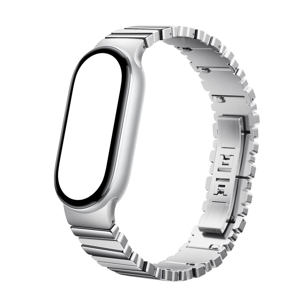 Xiaomi Smart Band 10 Asymmetrical Metal Strap – Silver