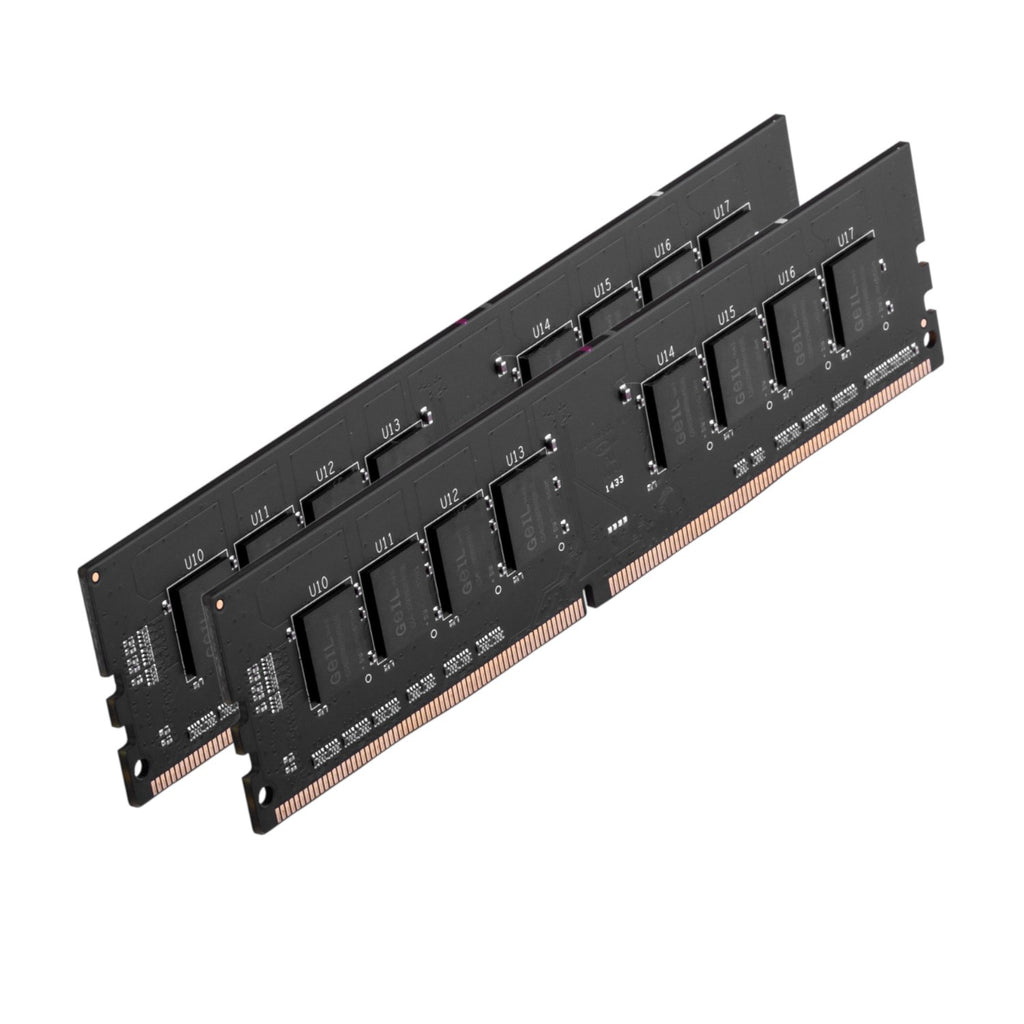 GeIL Pristine 16GB DDR4 3200MHz Desktop Memory Kit featuring two 8GB modules for enhanced performance.