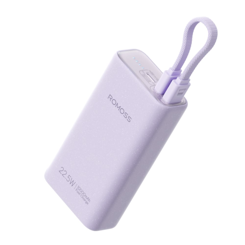 Romoss PHA10 10000mAh 22.5W Fast Charge Power Bank – Purple