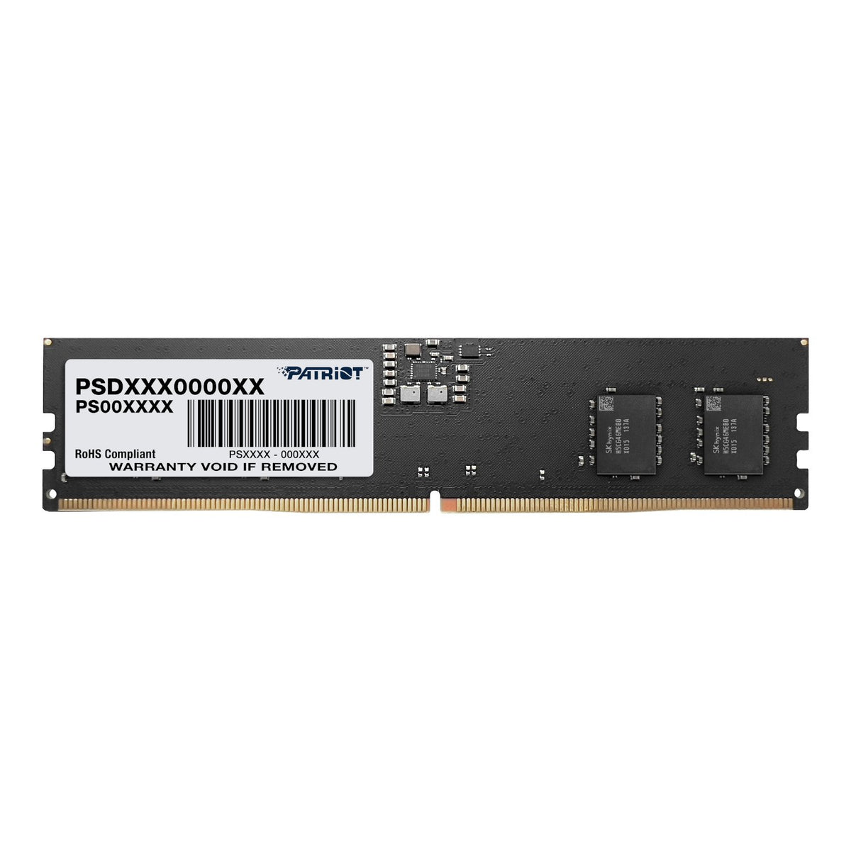 Patriot Signature Line 16GB 4800MHz DDR5 UDIMM Desktop Memory