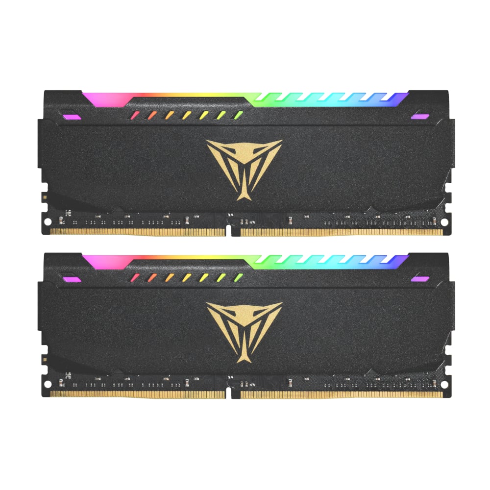 Patriot Vipersteel 16GB KIT (2x8GB) 3600MHz DDR4 Desktop Gaming Memory with RGB illumination.